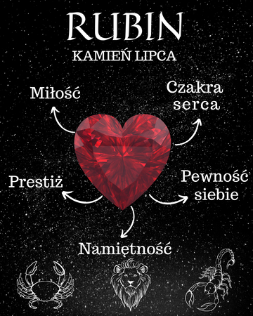 Złota zawieszka Miecz „Ataraxia” z Rubinami kamieniem miłości i namiętności