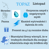 Złote kolczyki zapinane na sztyft z naturalnym Topazem Niebieskim  2,2 ct  i cyrkoniami kolekcja autorska wysokość 1,0 cm szerokość 0,9 cm ELEGANTE próba 585