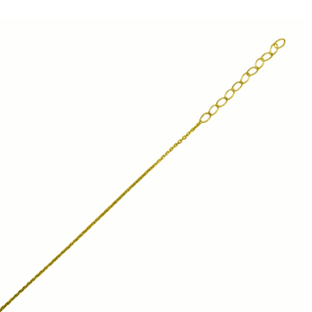 Złoty łańcuszek ankierek  diamentowany długość 50 cm ,szerokość  0,8 mm próba 333